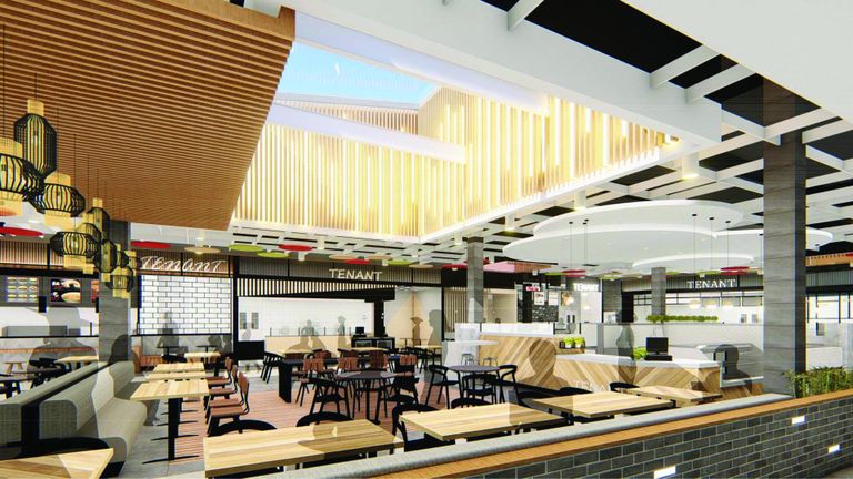 LBG Real Estate Cos. Design for part of their renovated Richmond mall