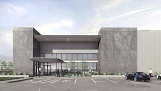 rendering of industrial building