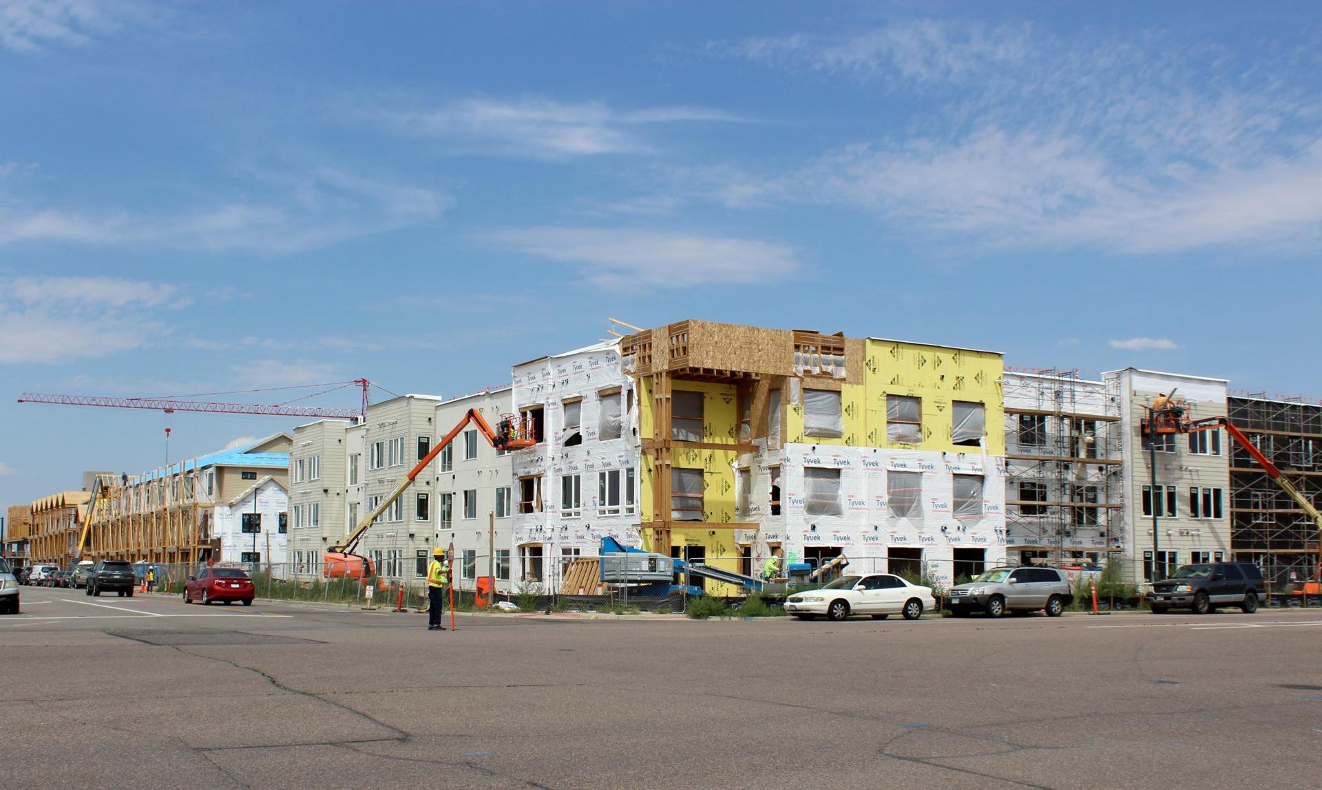 photo of affordable housing under construction in Central Park neighborhood 