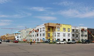 photo of affordable housing under construction in Central Park neighborhood 