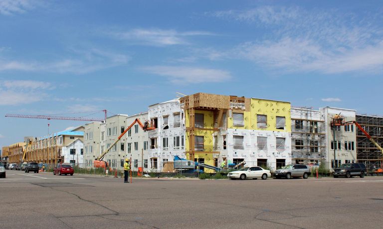 photo of affordable housing under construction in Central Park neighborhood 