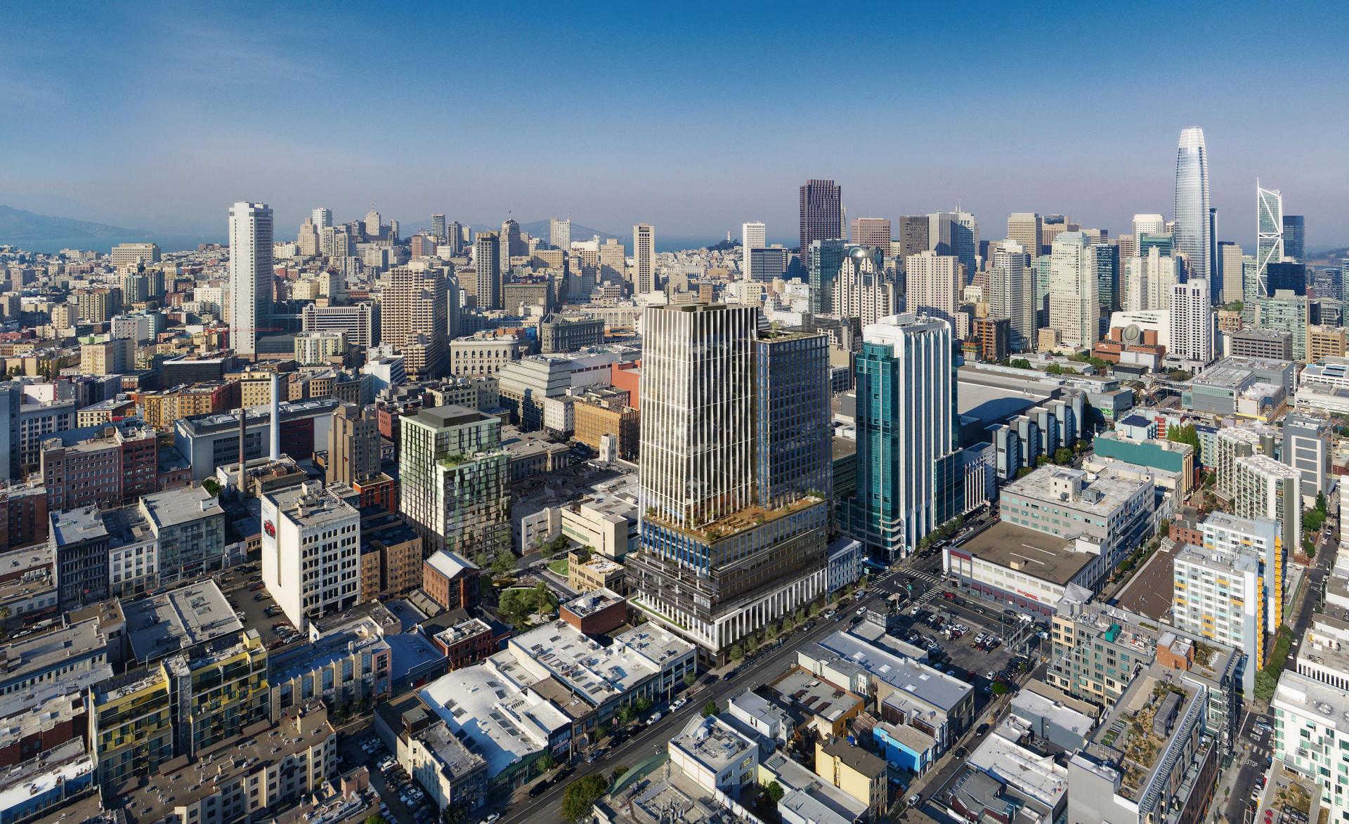 5M Aerial Rendering for Groundbreaking