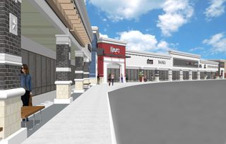 A rendering of the planned renovations at Cyfair Town Center in Cypress.