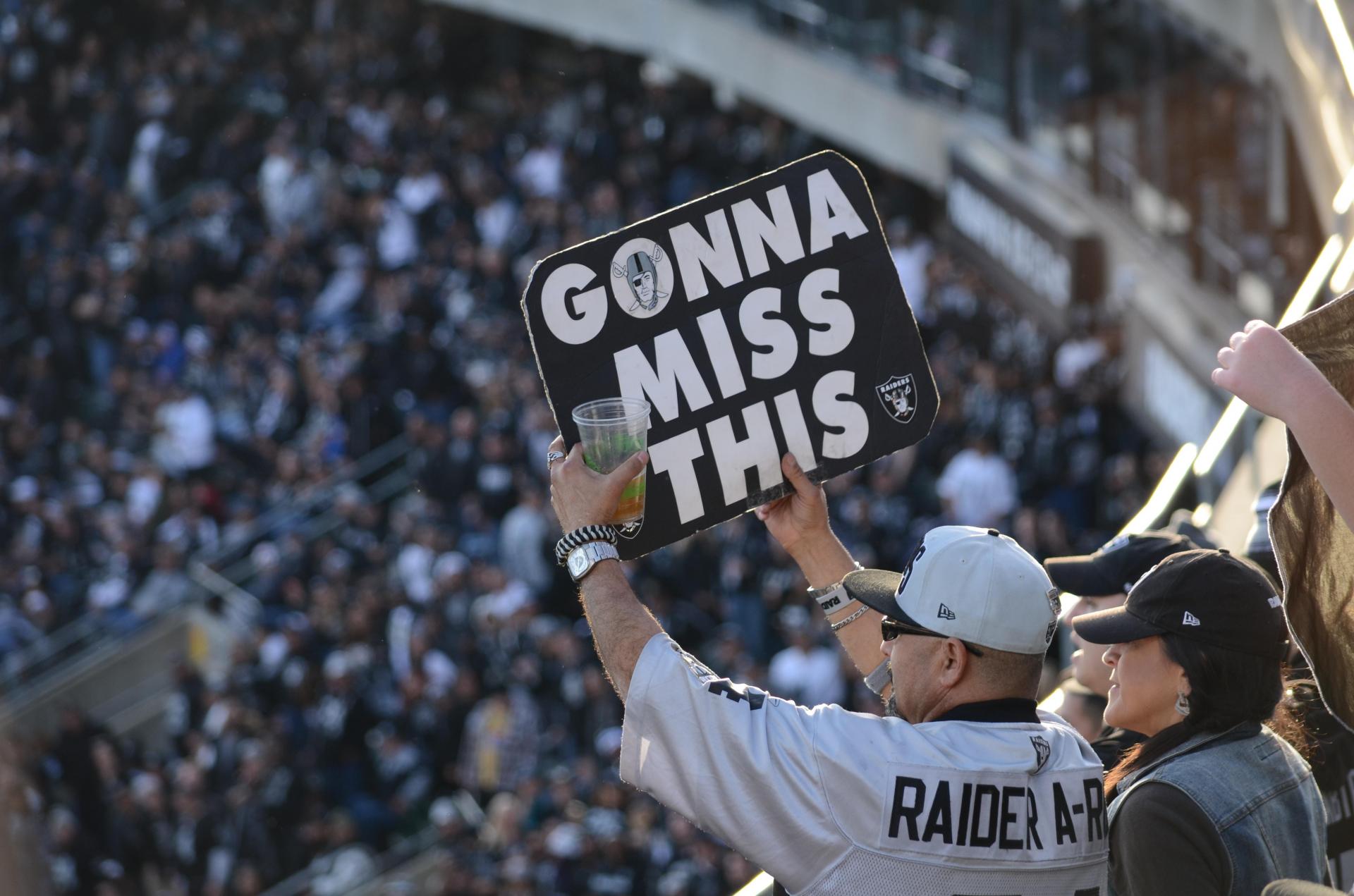 Raider Fans as team is moving to Las Vegas