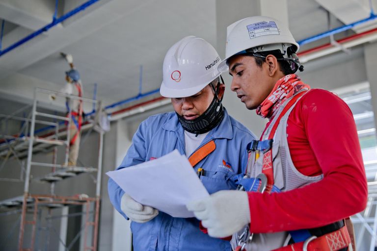 Construction workers