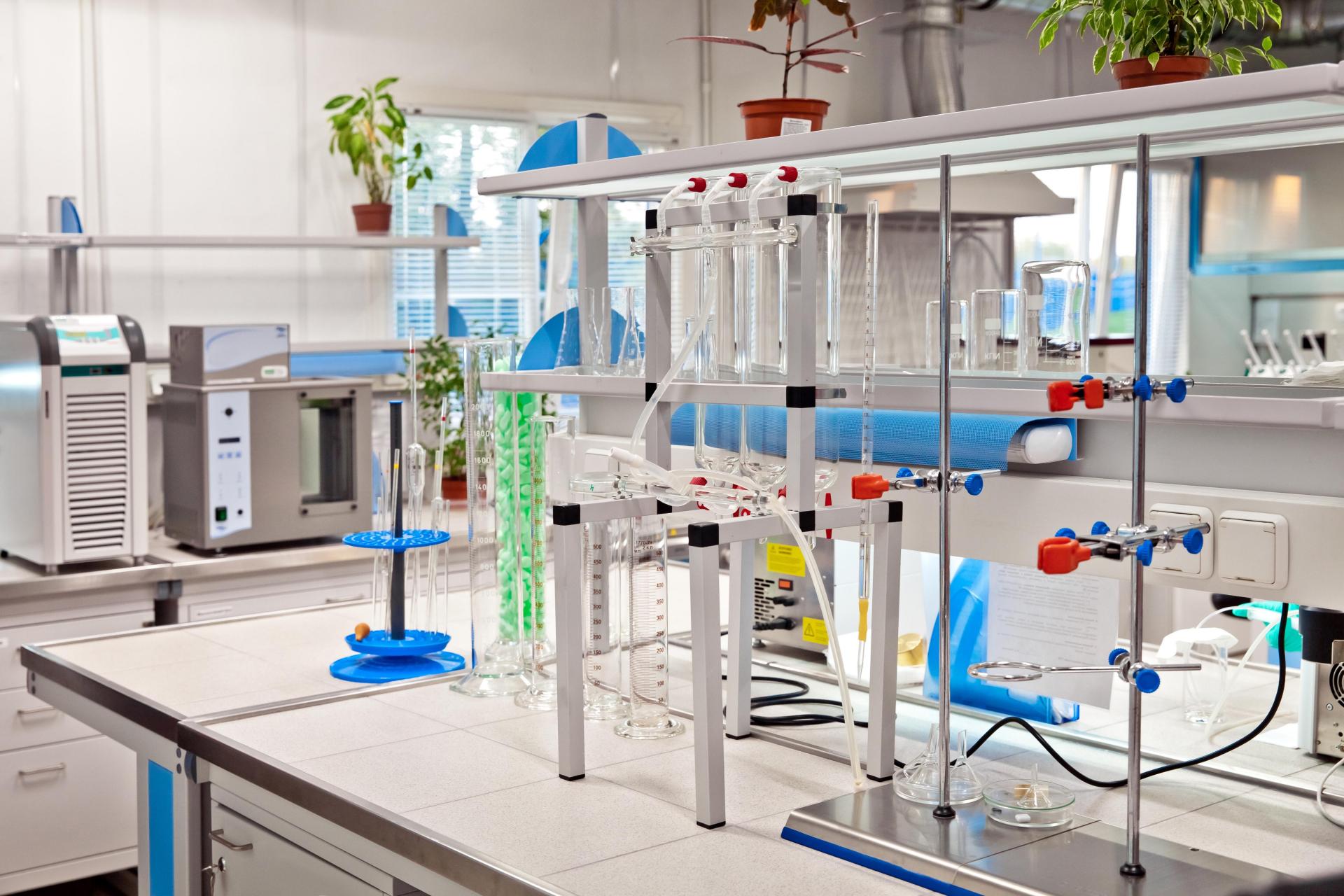 laboratory stock photo