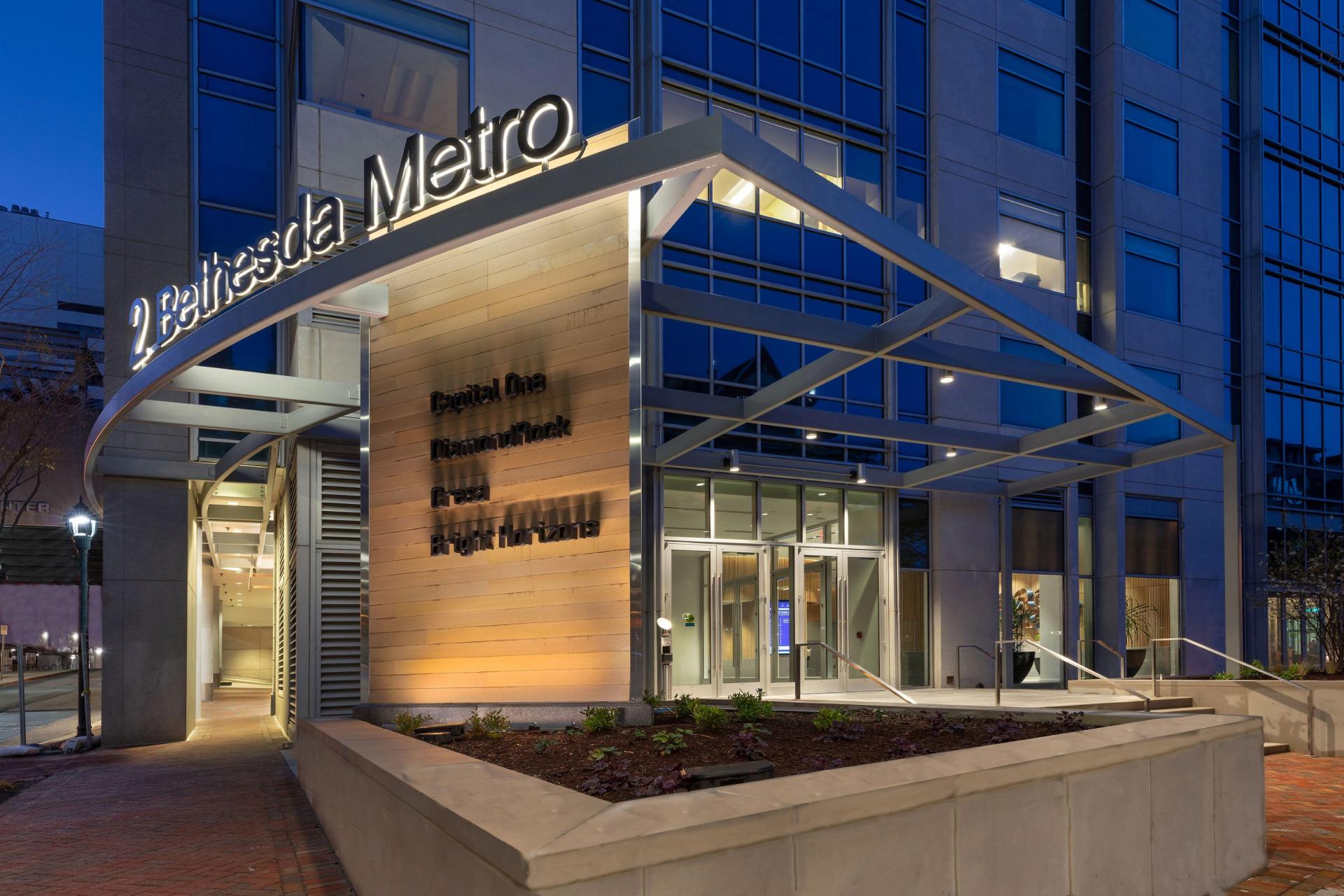 FOR LEASE: 2 Bethesda Metro, A High-End Office Blending Productivity And Experiences