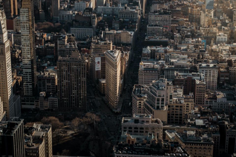 New york city overhead shot
