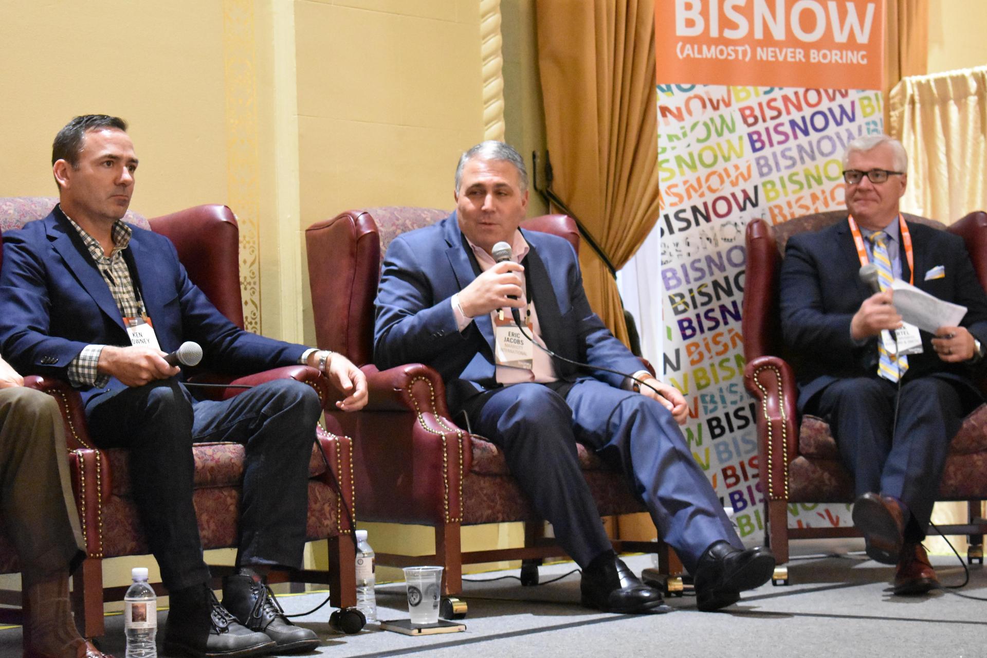 Lowney Architecture Founder And Principal Ken Lowney, Marriott International North America Chief Development Officer Eric Jacobs And Lewis Brisbois Bisgaard & Smith Partner Mark Oertel