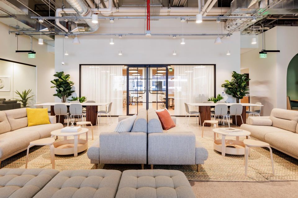 An interior photo of the Hej!Workshop which takes up the top floor at 945 Market Street