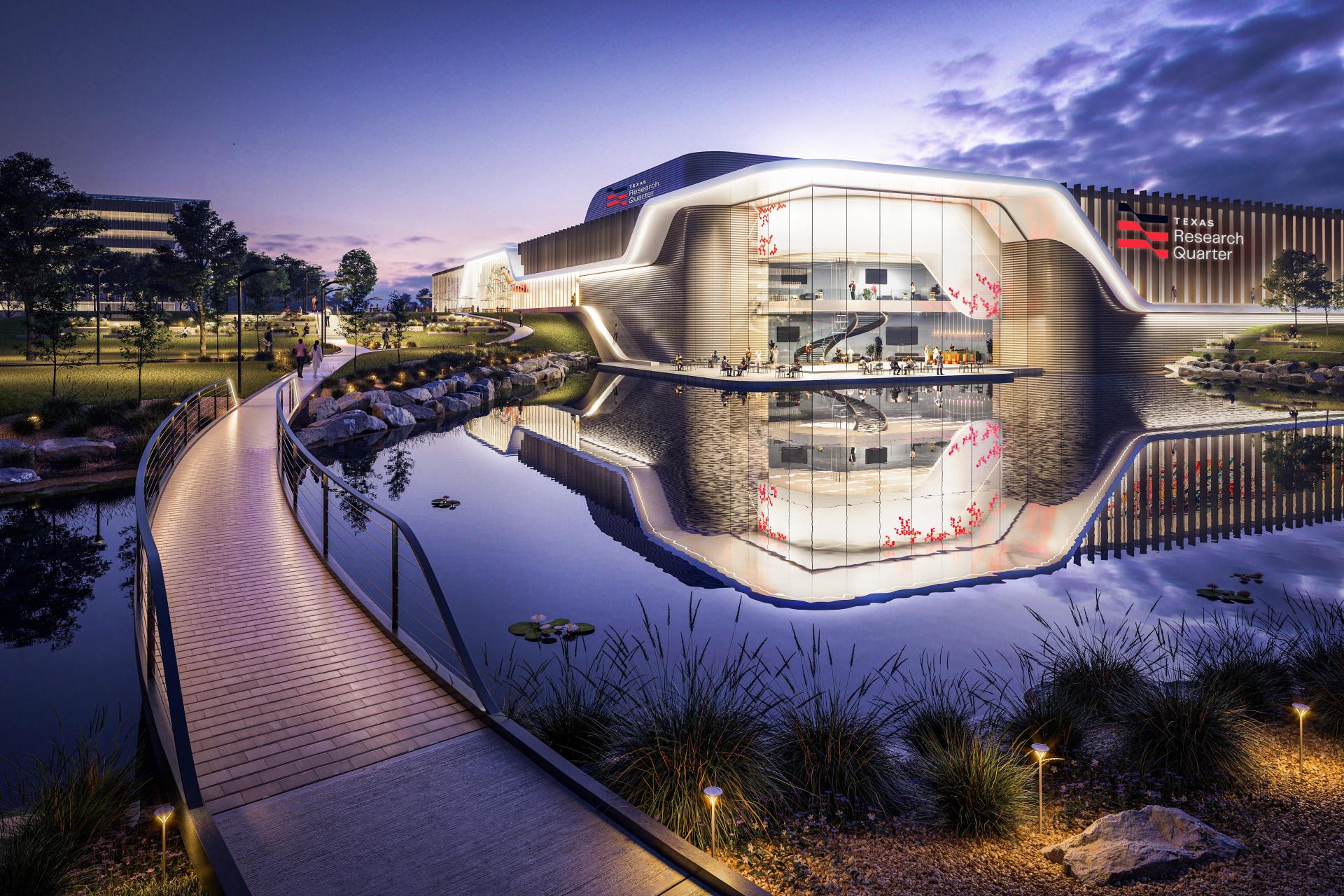 Rendering of new Texas Research Quarter