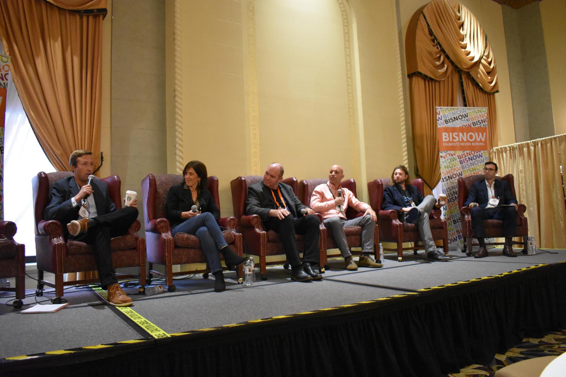 Panoramic Interests Director of Development Zac Shore, Cassette founder and CEO Dafna Kaplan, Ankrom Moisan Architects Managing Design Principal Jason Roberts, GLO Architecture Principal Kevin Nivinskus, Graves Hospitality CEO Benjamin Graves and Fulcrum Real Estate Construction Consultant Adam David