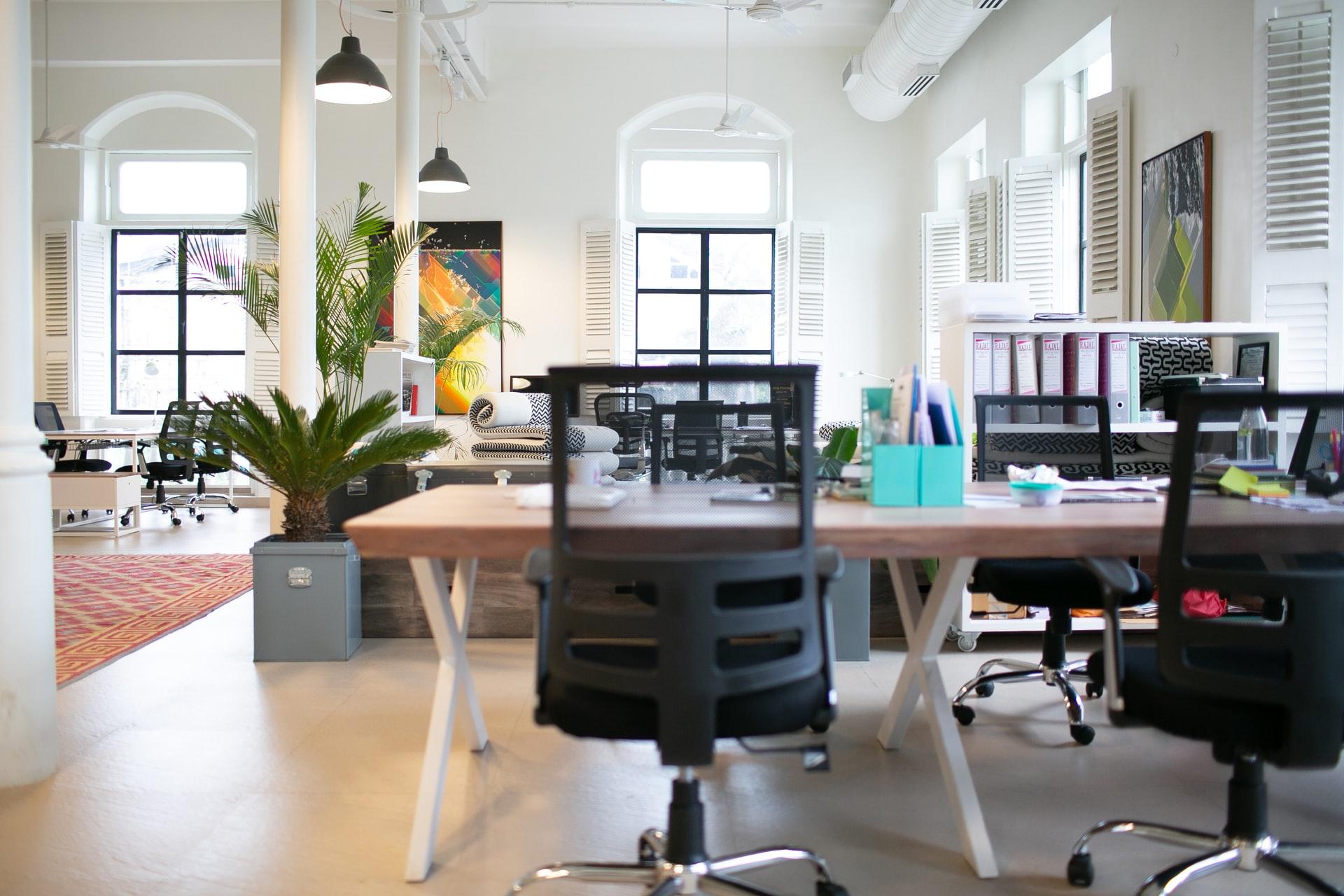 Empty creative office space