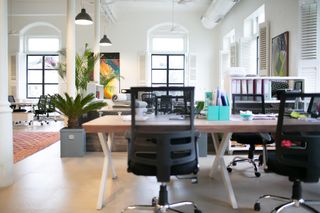 Empty creative office space