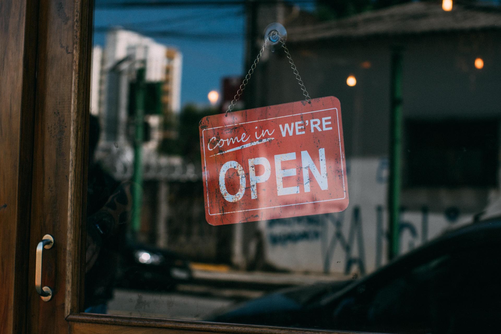 Come In We're Open 