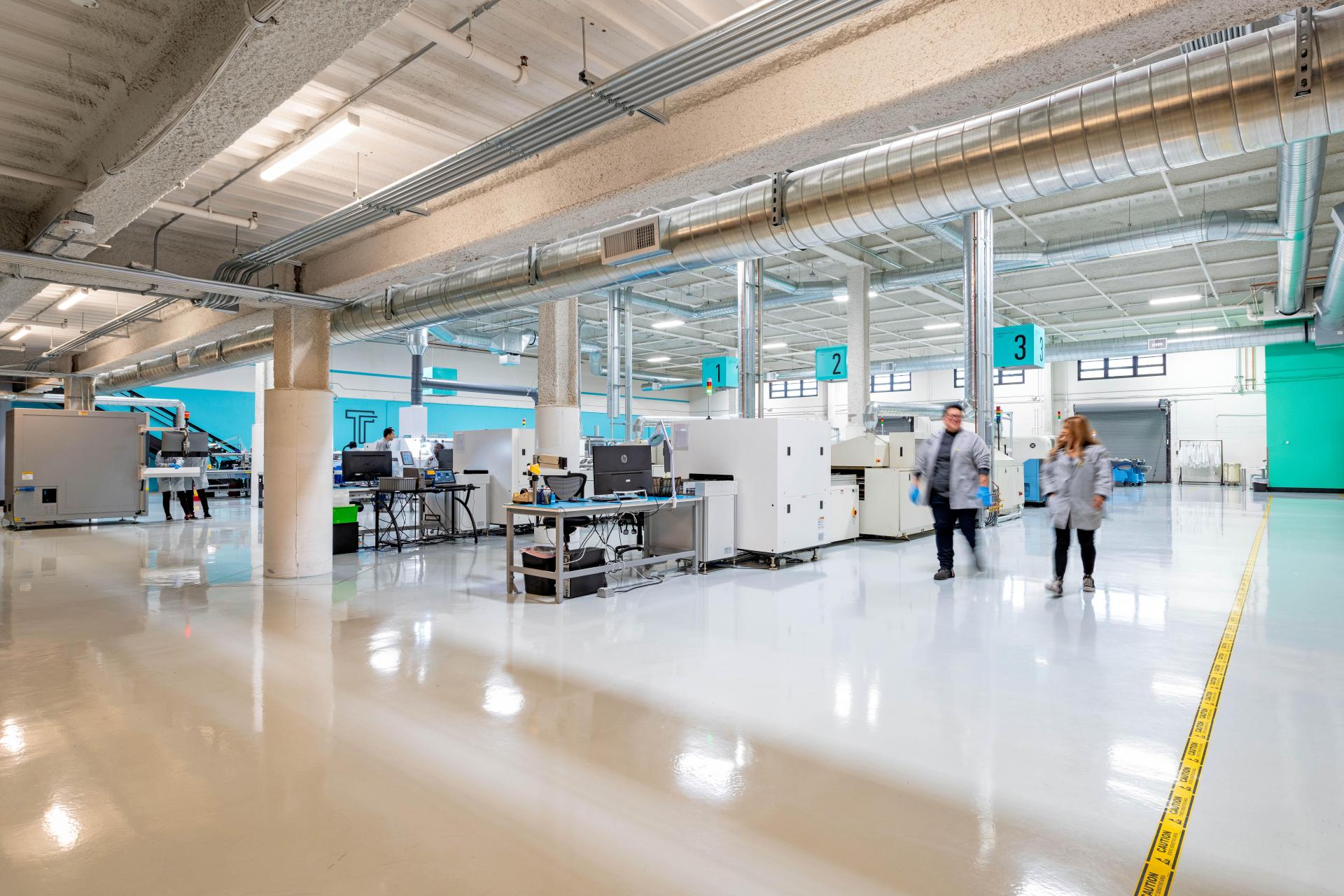 Tempo Automation's factory floor
