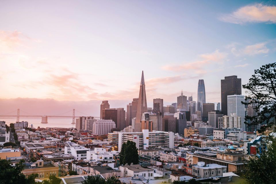 Photo of SF at dusk/dawn