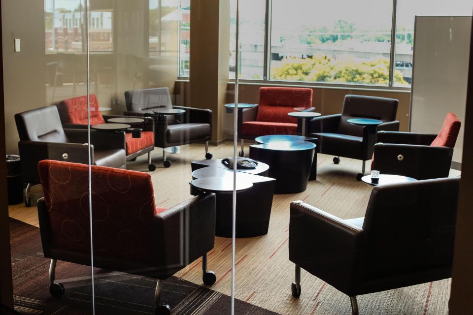 Empty meeting room