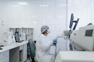 Lab worker 