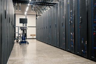 Server Racks in a data center 