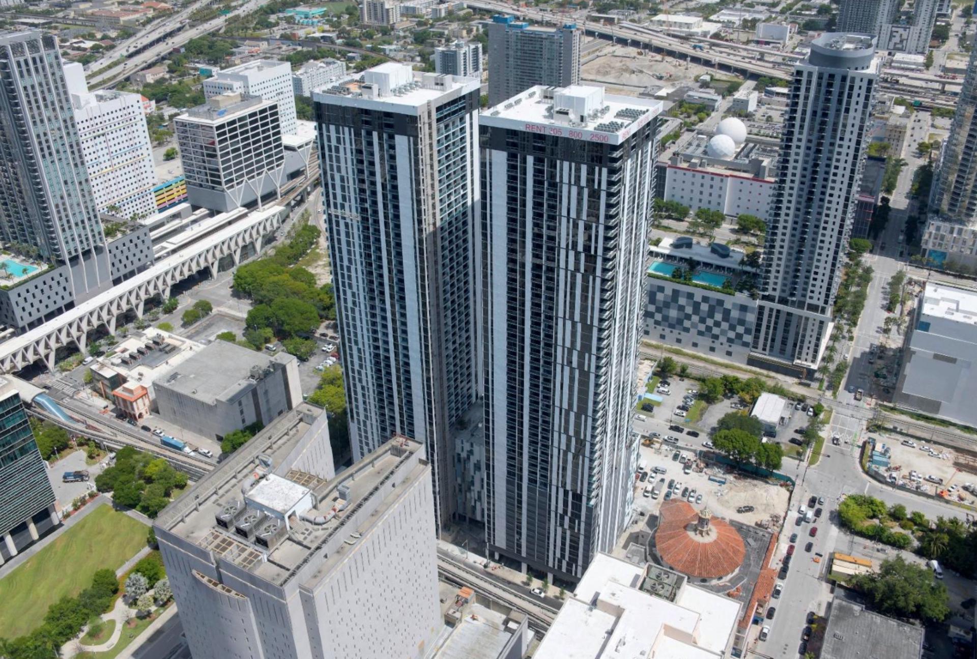 Twin 52-Story Miami Towers Are Complete, Fully Pre-Leased
