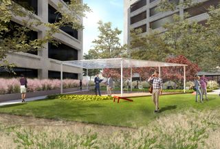 Rendering of renovated Pavilion 