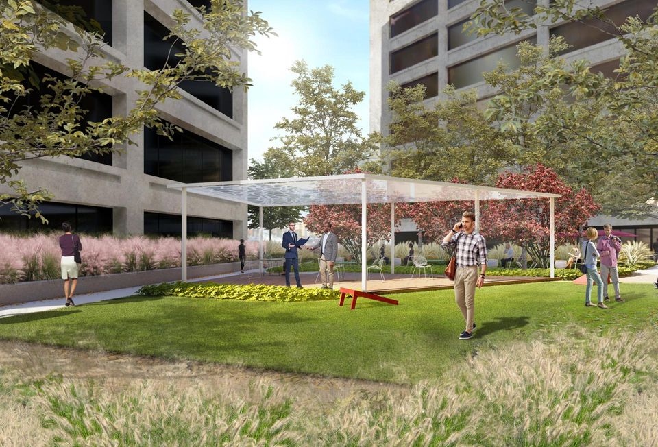 Rendering of renovated Pavilion