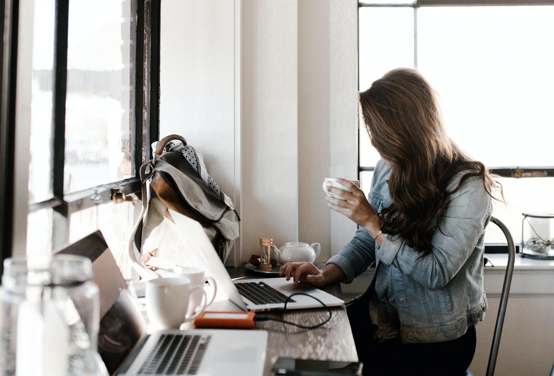 Woman at work