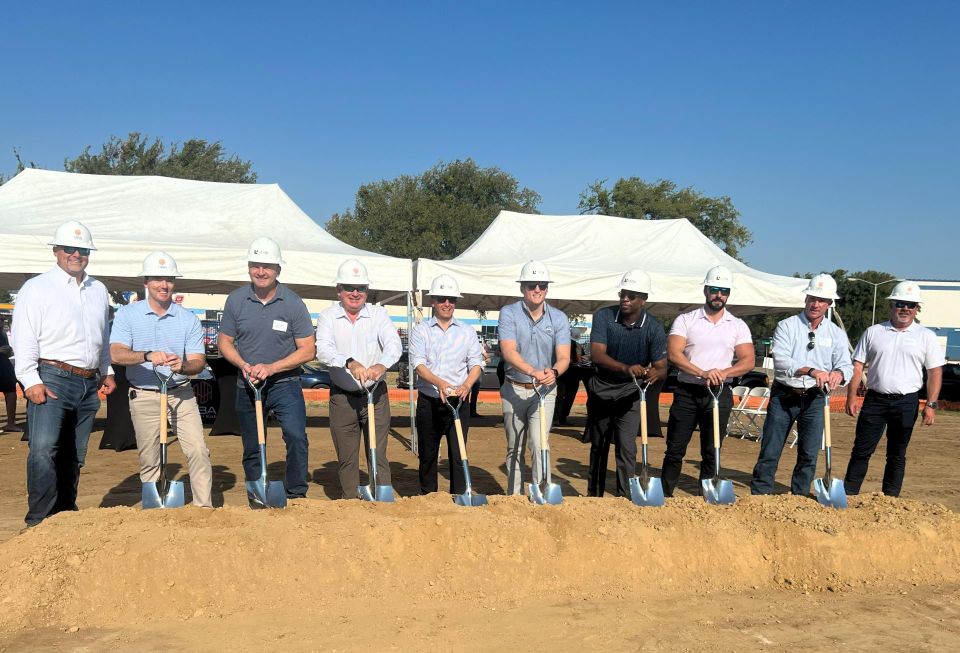Riverbend East Industrial Park ground breaking in Fort Worth