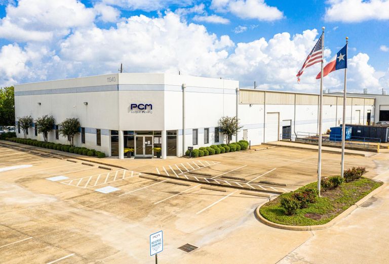 The Class-A, 59.3K SF manufacturing facility at 11940 Brittmoore Park Drive, in Brittmoore-Tanner Business Park in Houston.