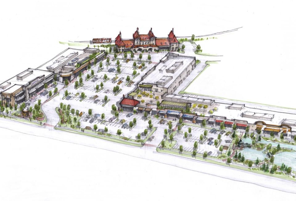 Glidden Paint Factory -- Shopping Center Redevelopment