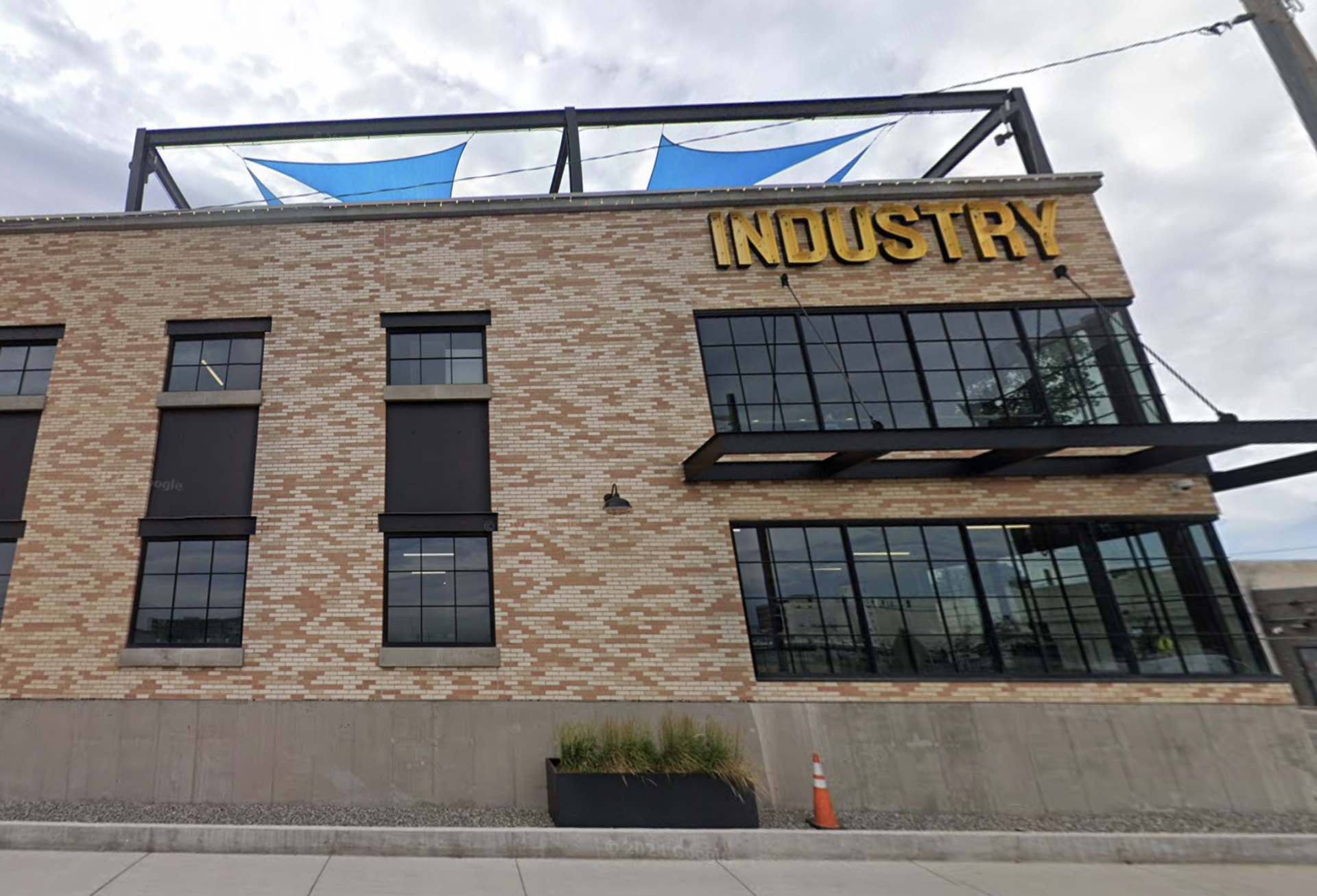 A Google Maps view of Industry RiNo Station