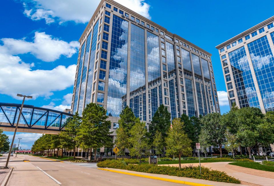 Class-A office building in North Dallas