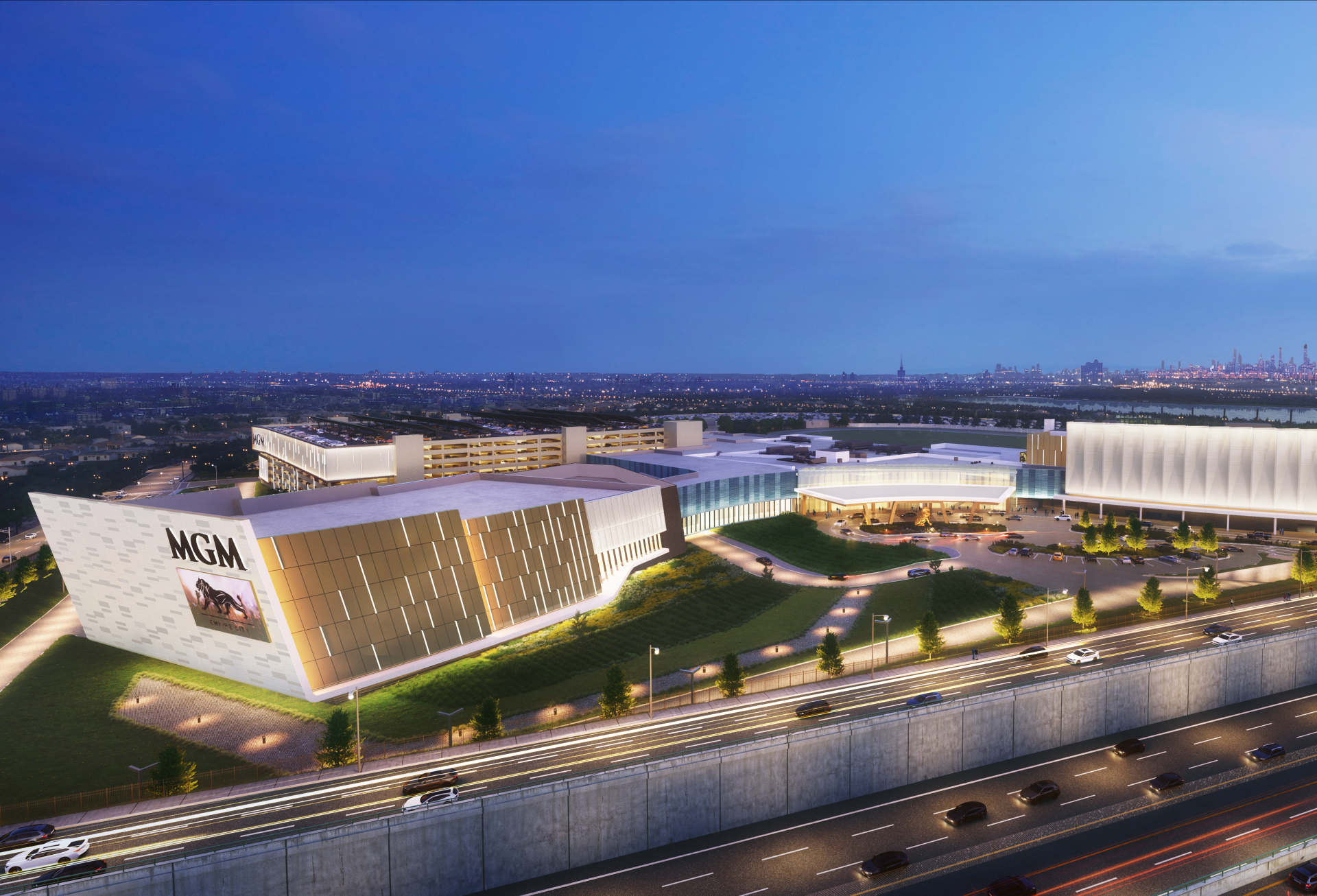 A rendering of MGM Resorts' proposed New York City casino redevelopment A rendering of MGM Resorts' proposed New York City casino redevelopment