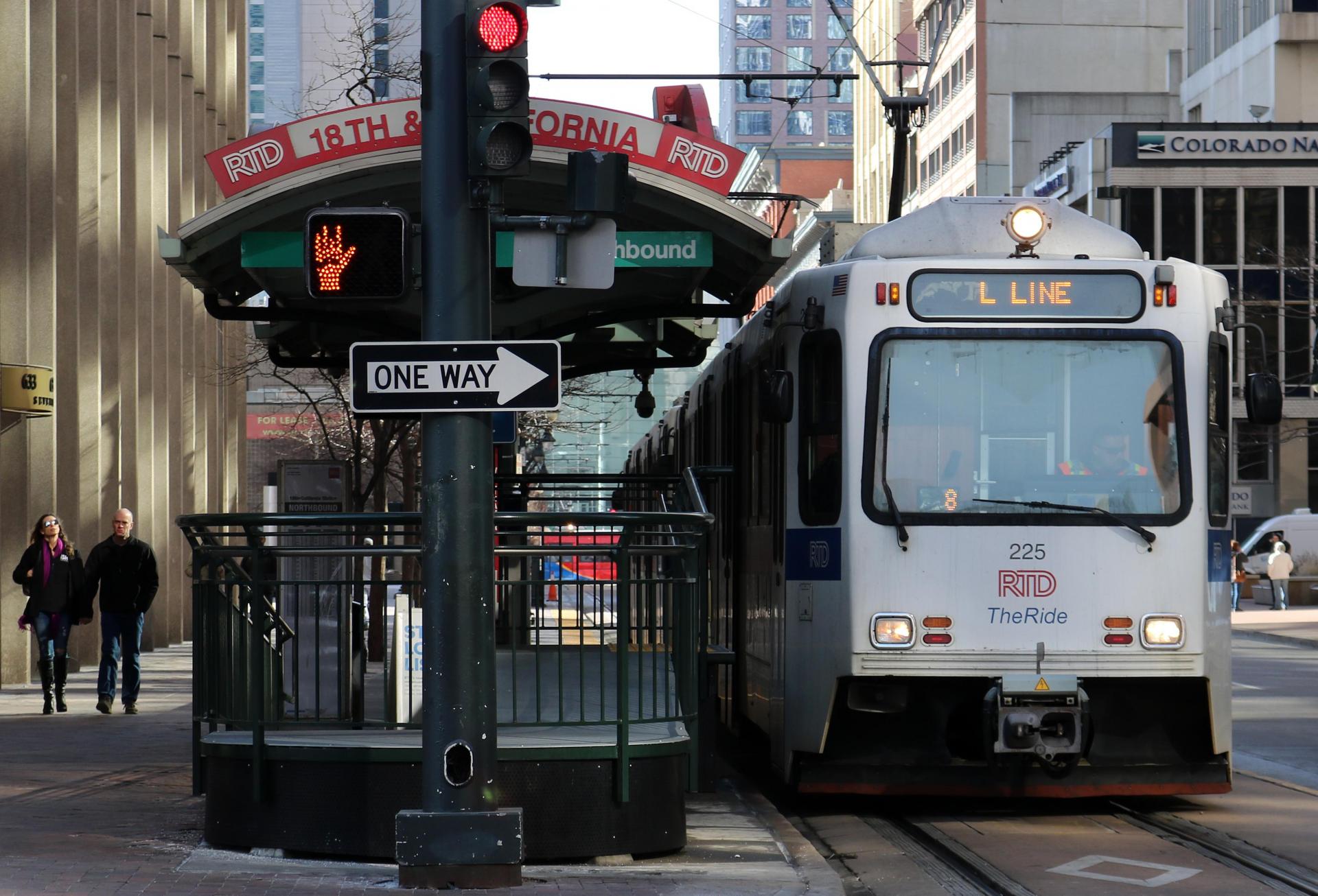 RTD Denver Light Rail. ImageWikimedia Commons.Jeffrey Beall