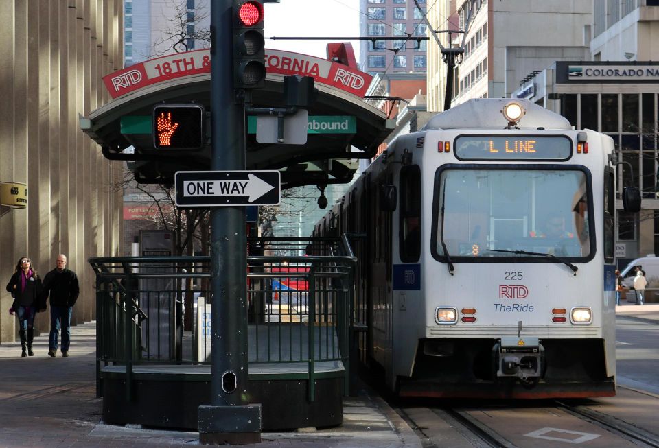 RTD Denver Light Rail. ImageWikimedia Commons.Jeffrey Beall
