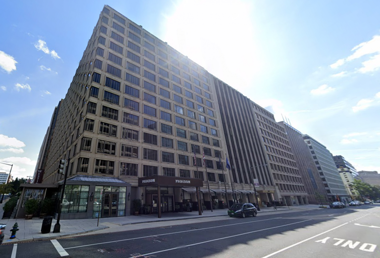 The Madison Hotel, located at 1177 15th St NW