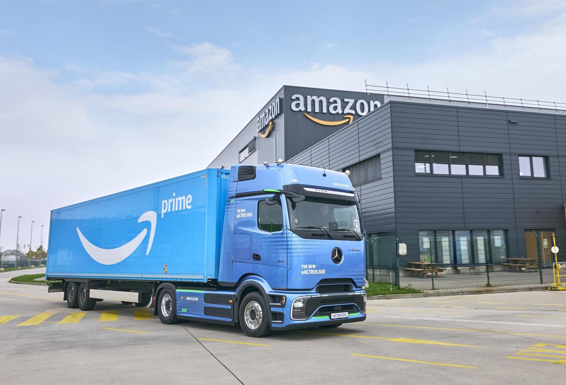 Amazon Warehouse and Truck