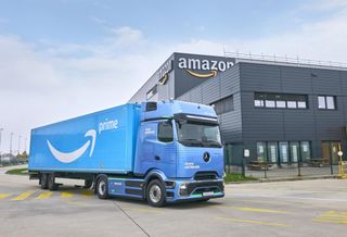 Amazon Warehouse and Truck