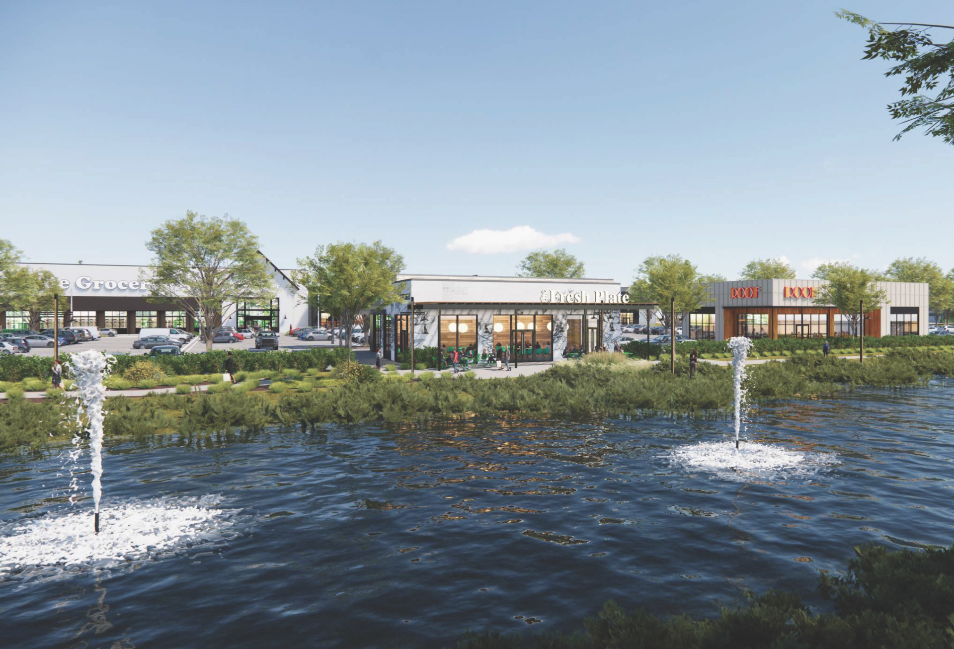 Mixed-use development.