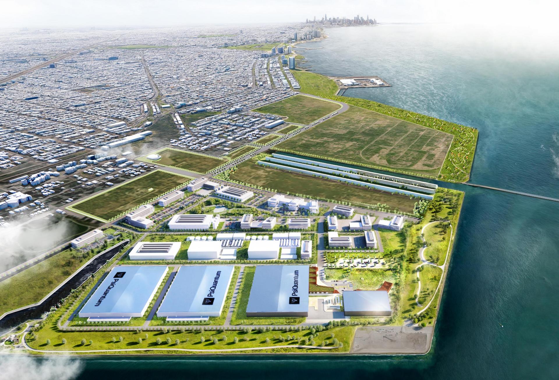 Rendering of Illinois Quantum and Microelectronics Park
