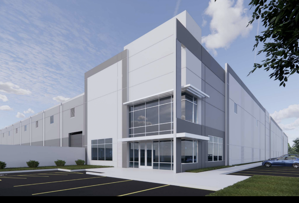 A rendering of one of the buildings in 290 Commerce Center in northwest Houston.