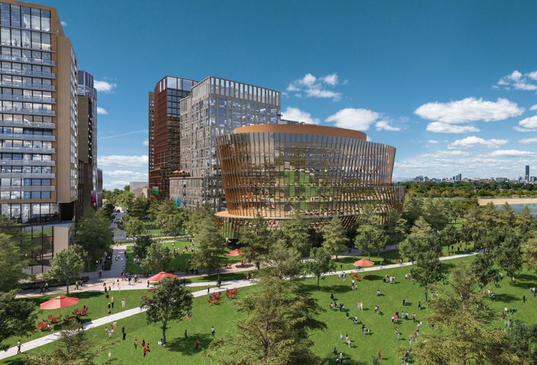 A second rendering of the Dorchester Bay City project.