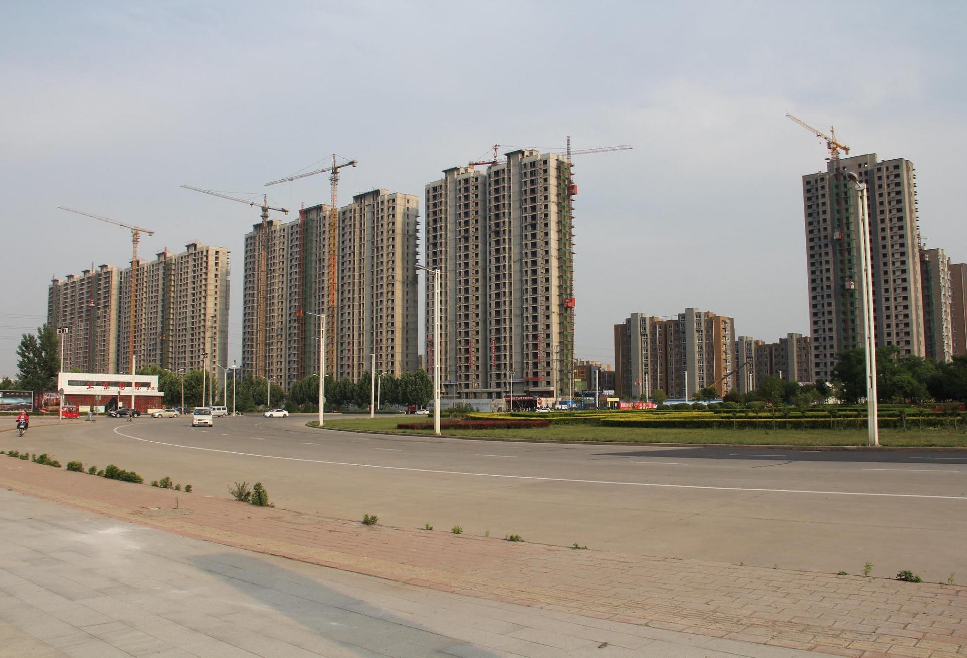 chinese apartment buildings anyang