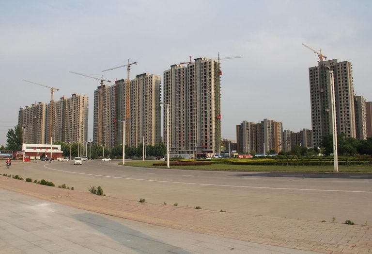 chinese apartment buildings anyang