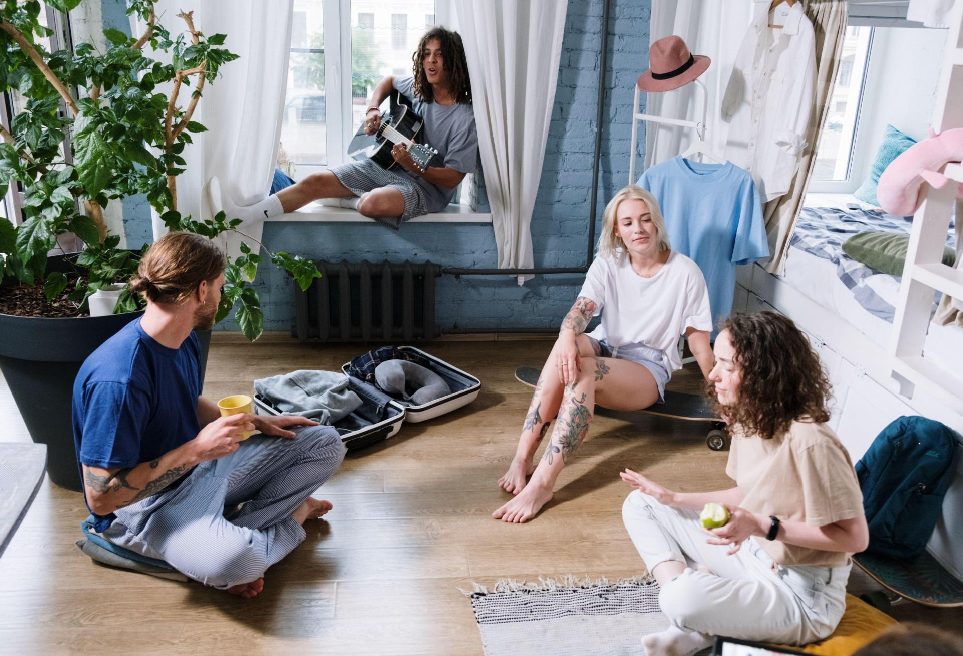 student housing dorm college students