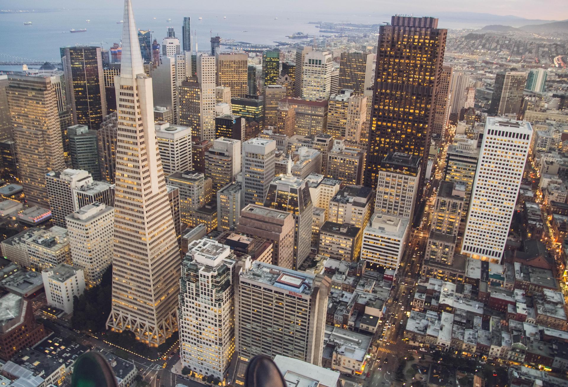 Aerial view of San Francisco 