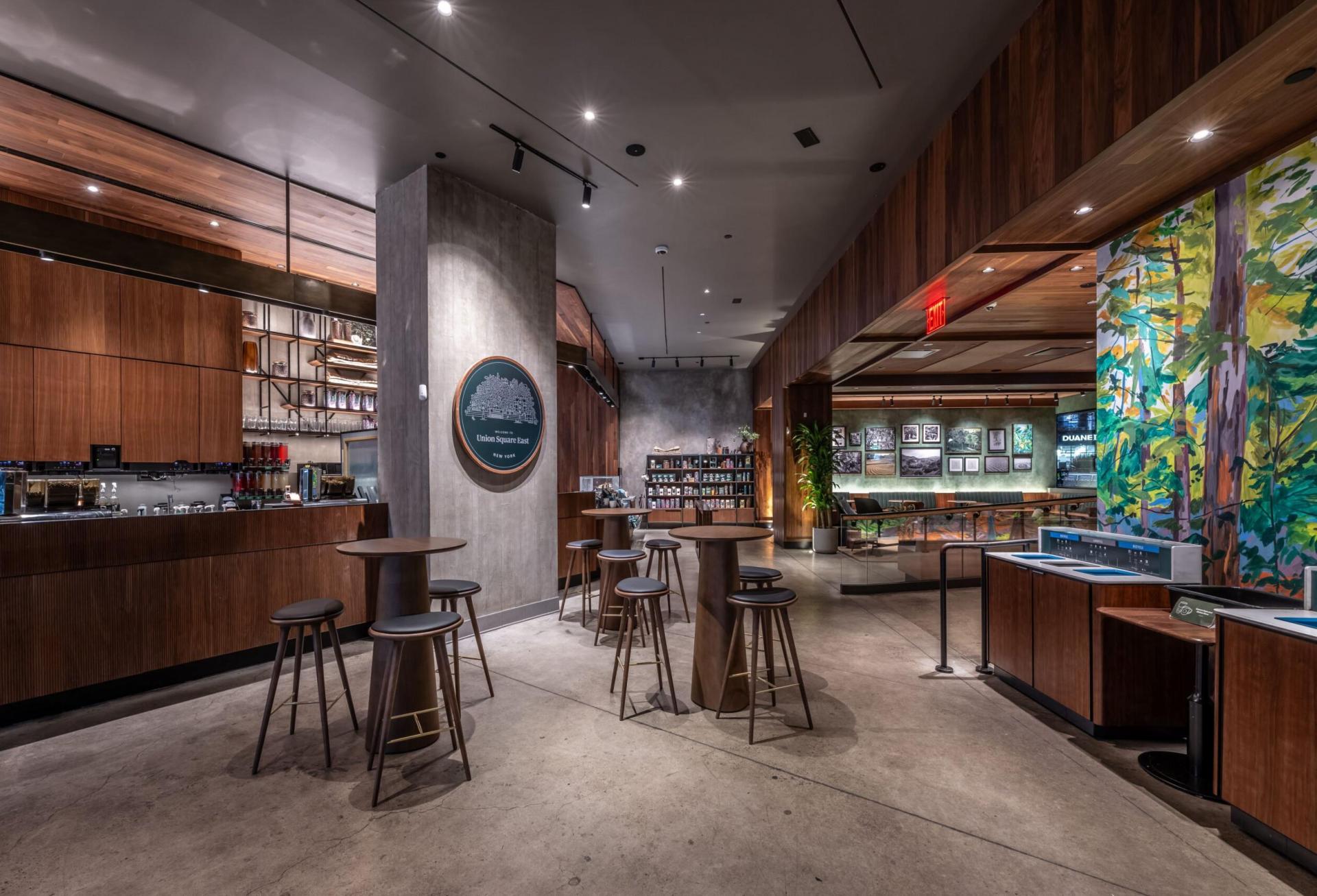 Starbucks interior