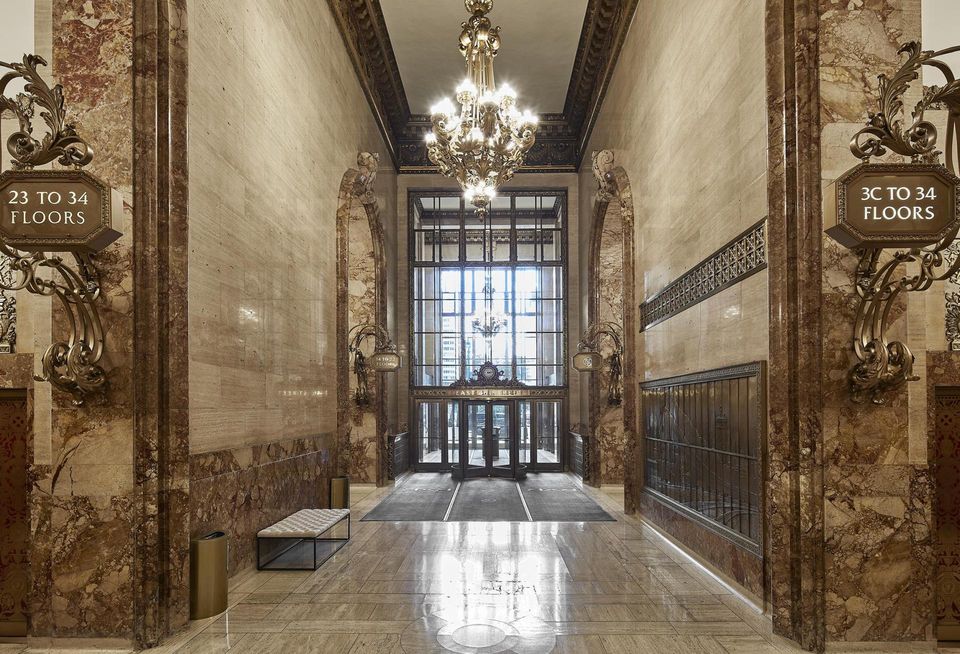 The 230 Park lobby