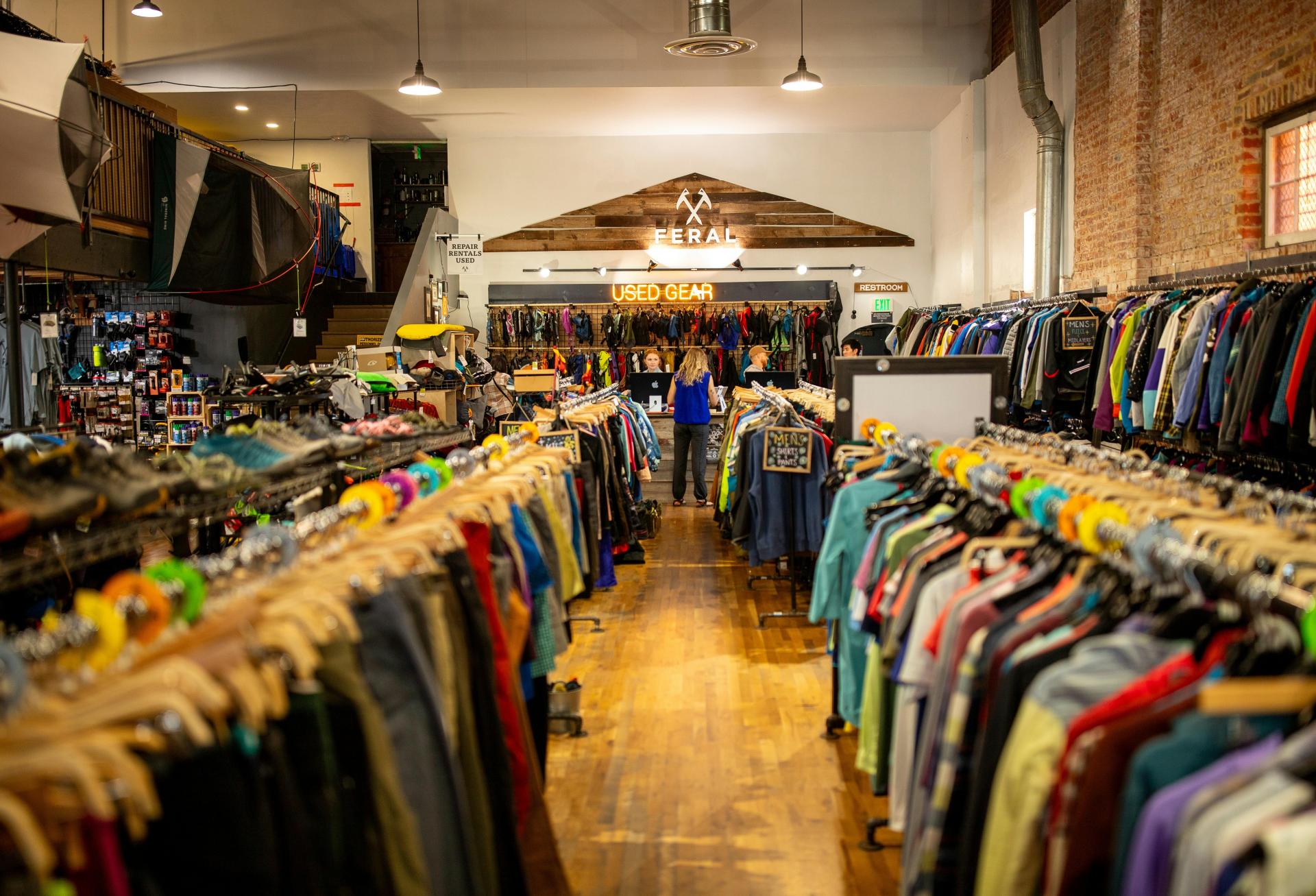 retail interior clothes store generic retail